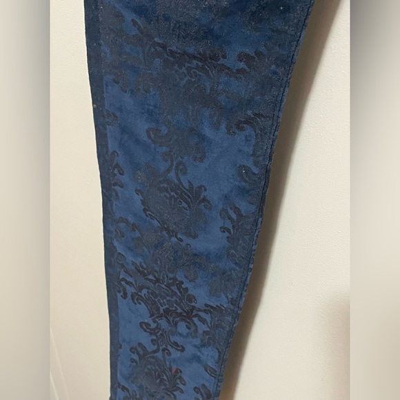 7 FOR ALL MANKIND BLUE VELVET JEANS PANTS 25 - Picture 2 of 9